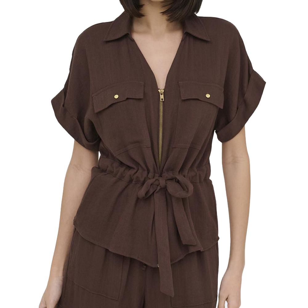 JDY Mille Women’s Brown Blouse affordable