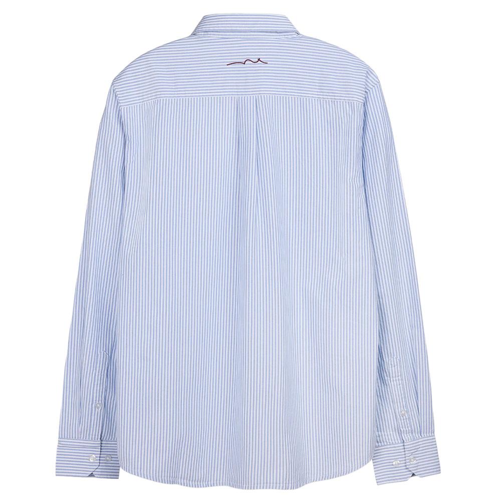 Camisa azul a rayas para hombre Teddy Smith Stanley ver 2
