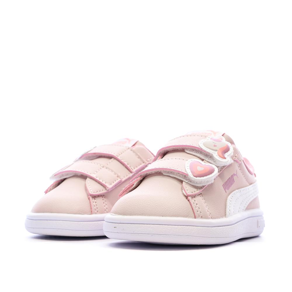 Puma Smash 3.0 Badges – Rosa Sneaker für Mädchen Ansicht 6