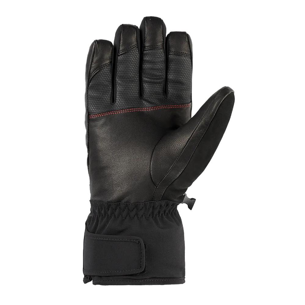 Schwarze Cairn Denali-Skihandschuhe für Damen und Herren Ansicht 2