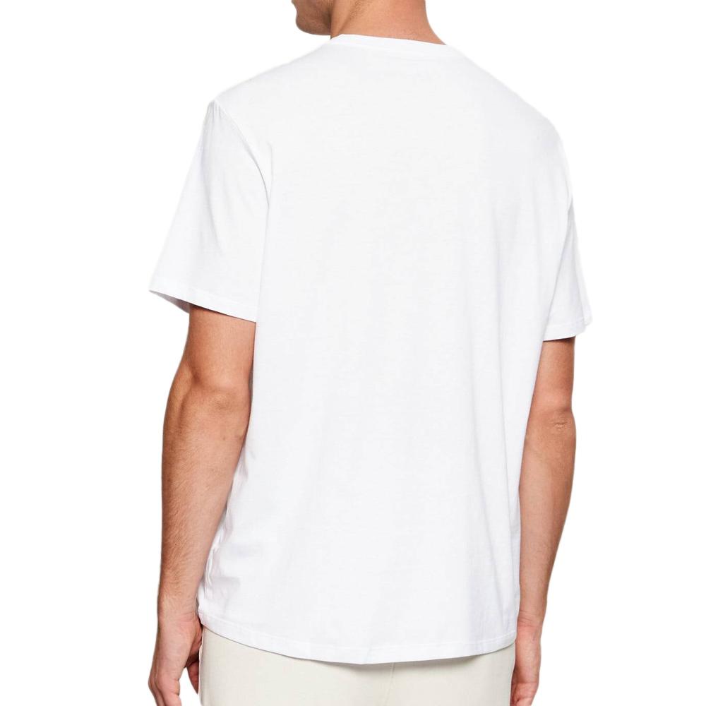 T-Shirt Weiß Herren Calvin Klein Jeans Micros Ansicht 2