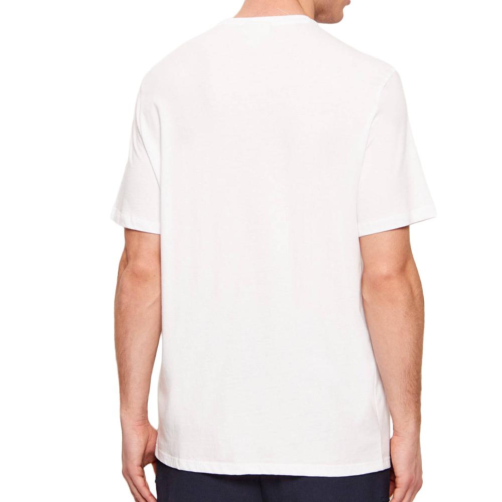 Lot de 2 T-shirts Blanc/Bleu Homme Calvin Klein Jeans Ss Badge vue 3