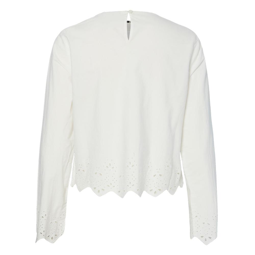 Blusa blanca para mujer de Pieces, modelo Salmina ver 2