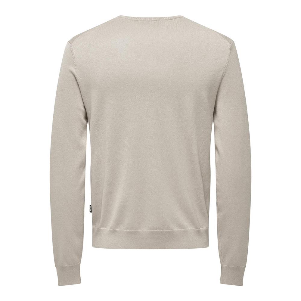 Beiger Herrenpullover „Only & Sons Life Crew Knit“ Ansicht 2