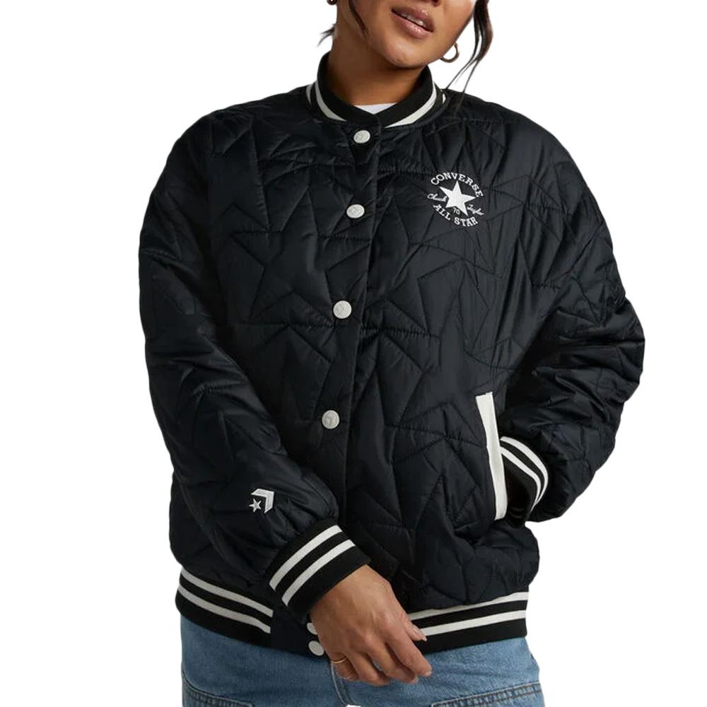 Women's Black Jacket Converse Padded affordable
