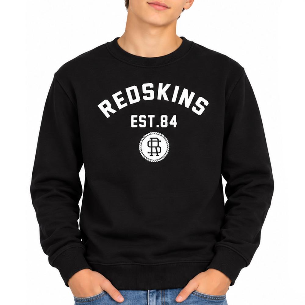 Sweat Noir Garçon Redskins SCR pas cher