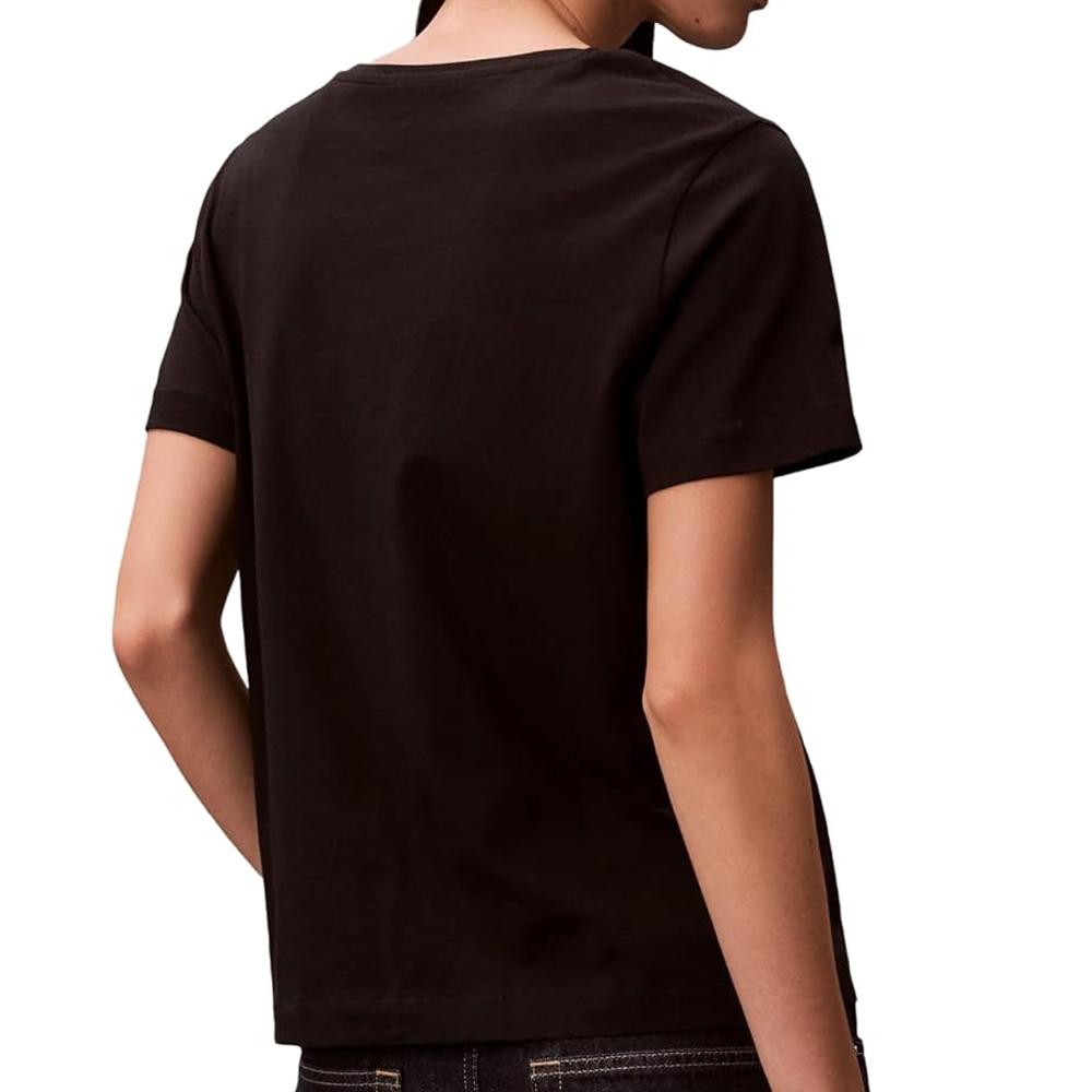 Lote de 2 camisetas negro/rosa de Calvin Klein Jeans Monologo ver 3