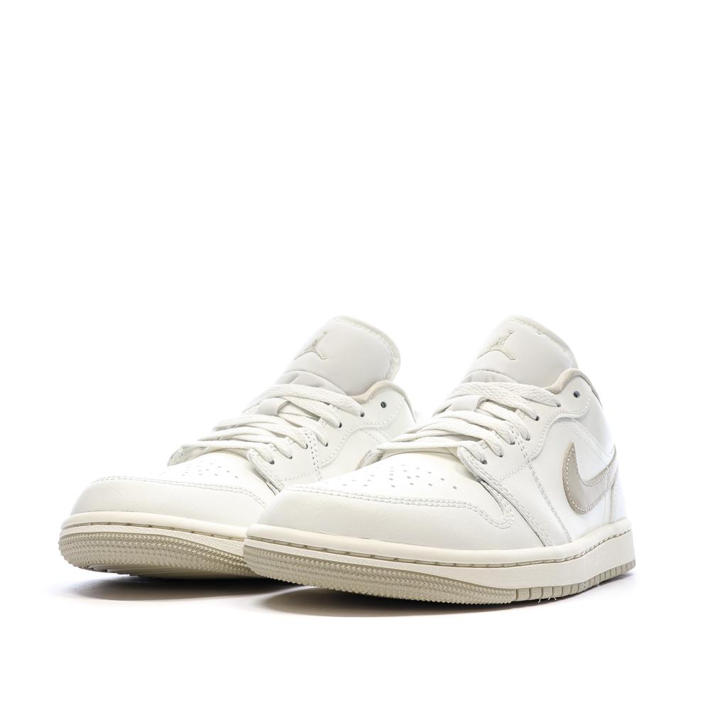 Basket Écru/Marron Mixte Nike Air Jordan 1 Low vue 6