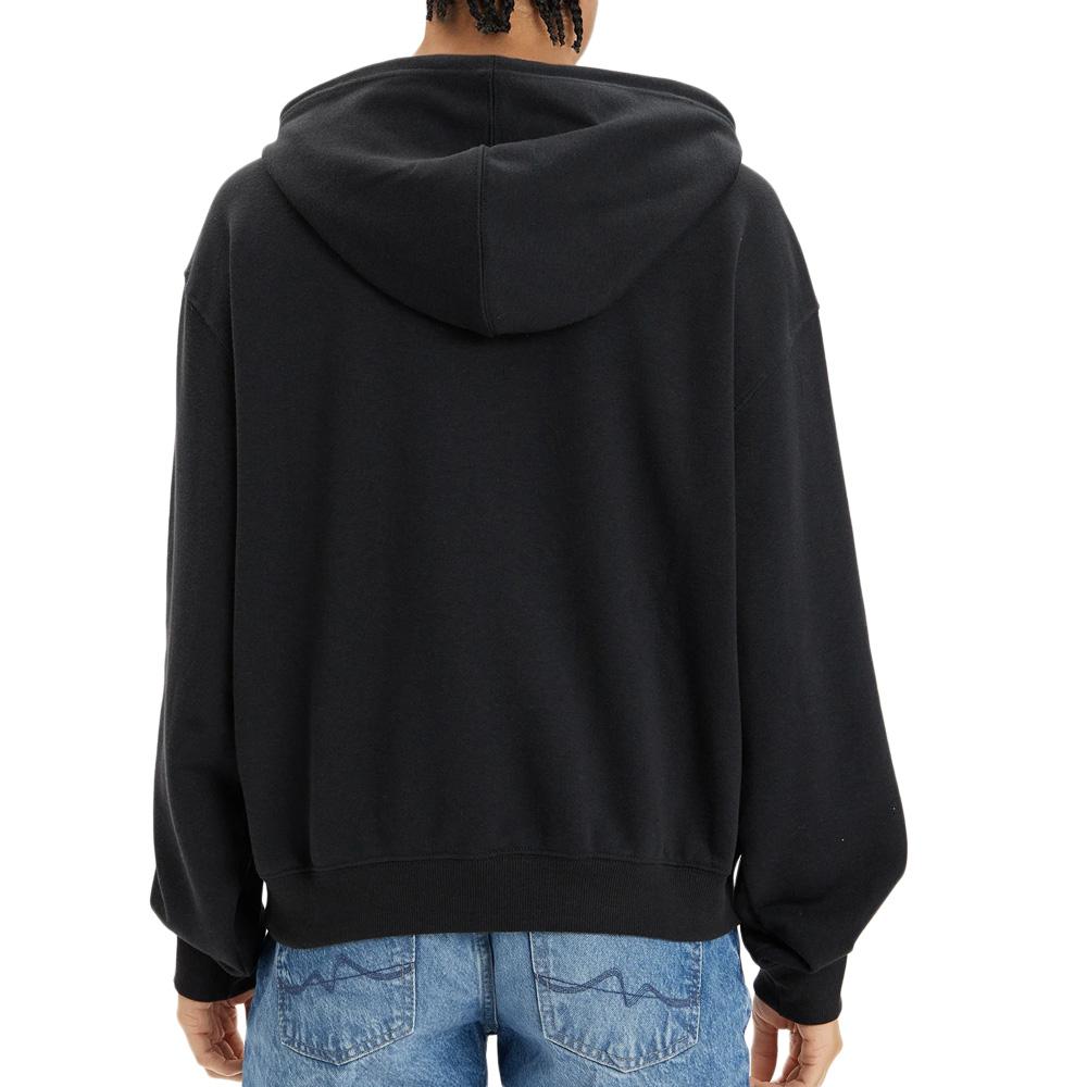 Sweat Noir Femme New Balance French Terry vue 2