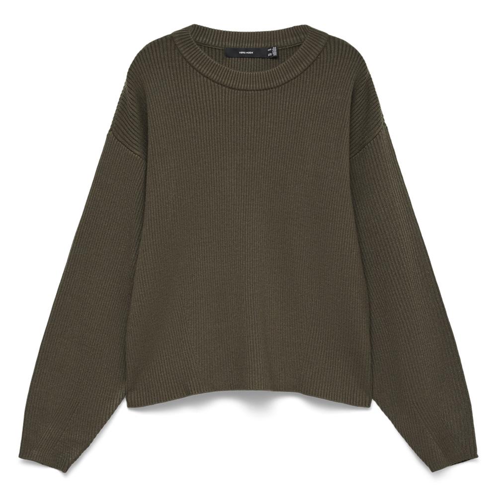 Pull Kaki Femme Vero Moda Gold Lux pas cher
