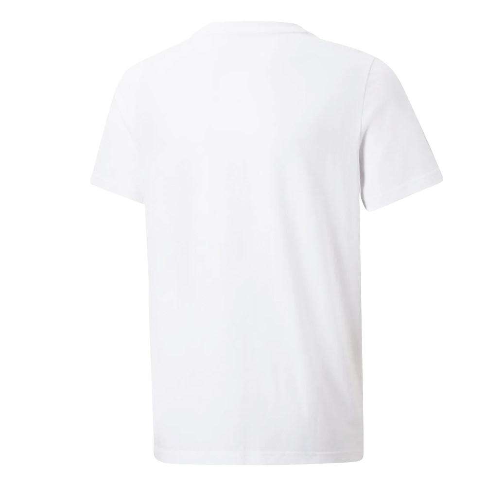 T-shirt Blanc Garçon Puma Alpha vue 2