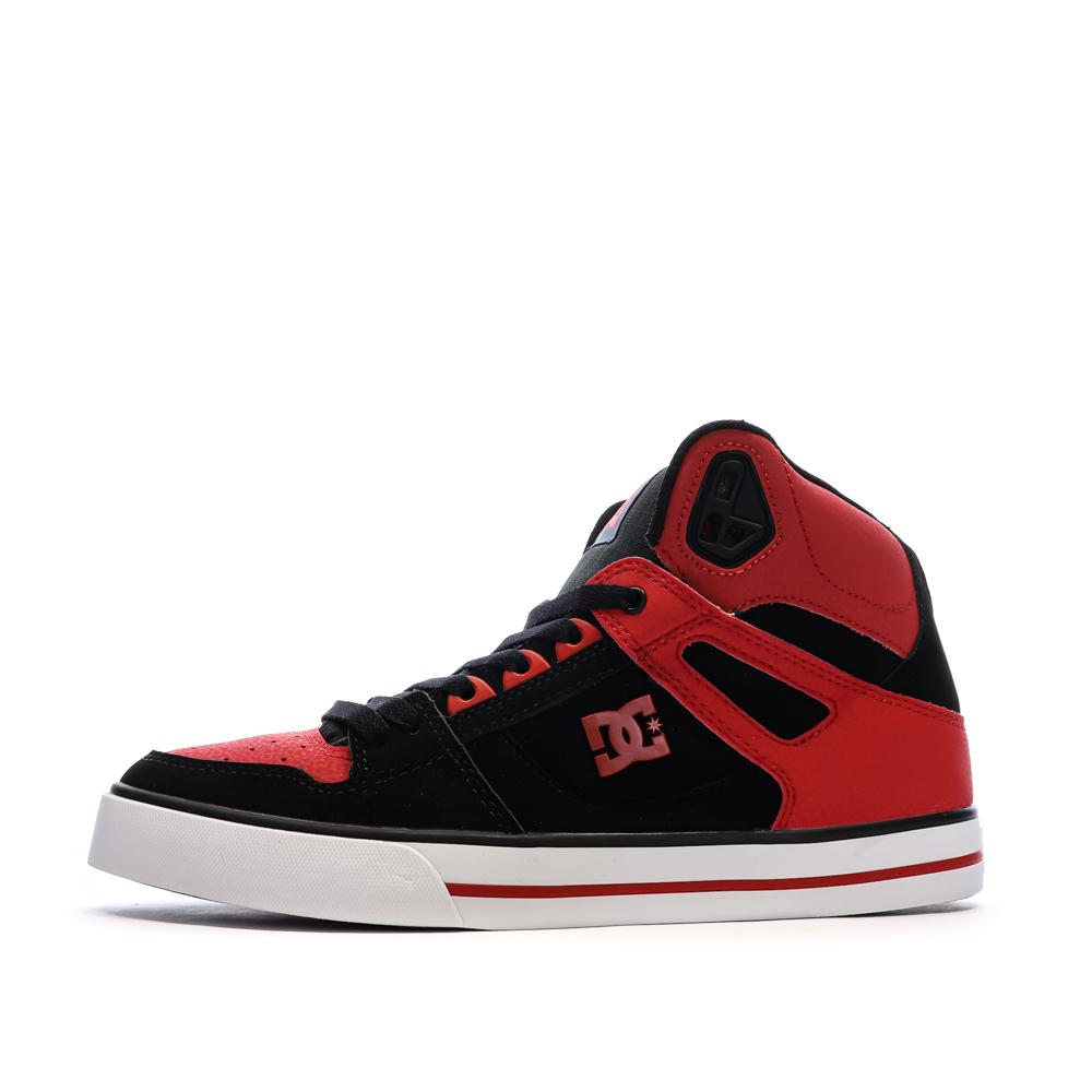 Schwarze/rote Herren-Sneaker DC Shoes Pure günstig