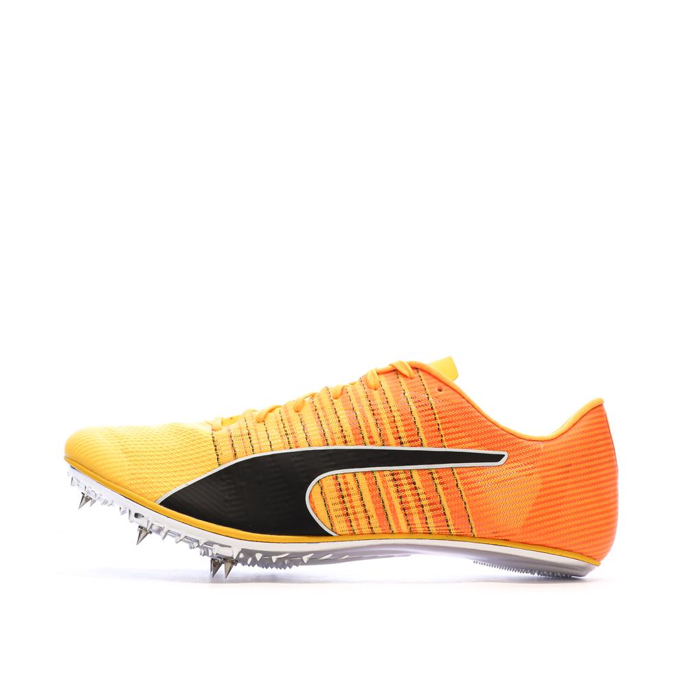 Chaussures à pointes Orange Mixte Puma Evospeed Brush pas cher