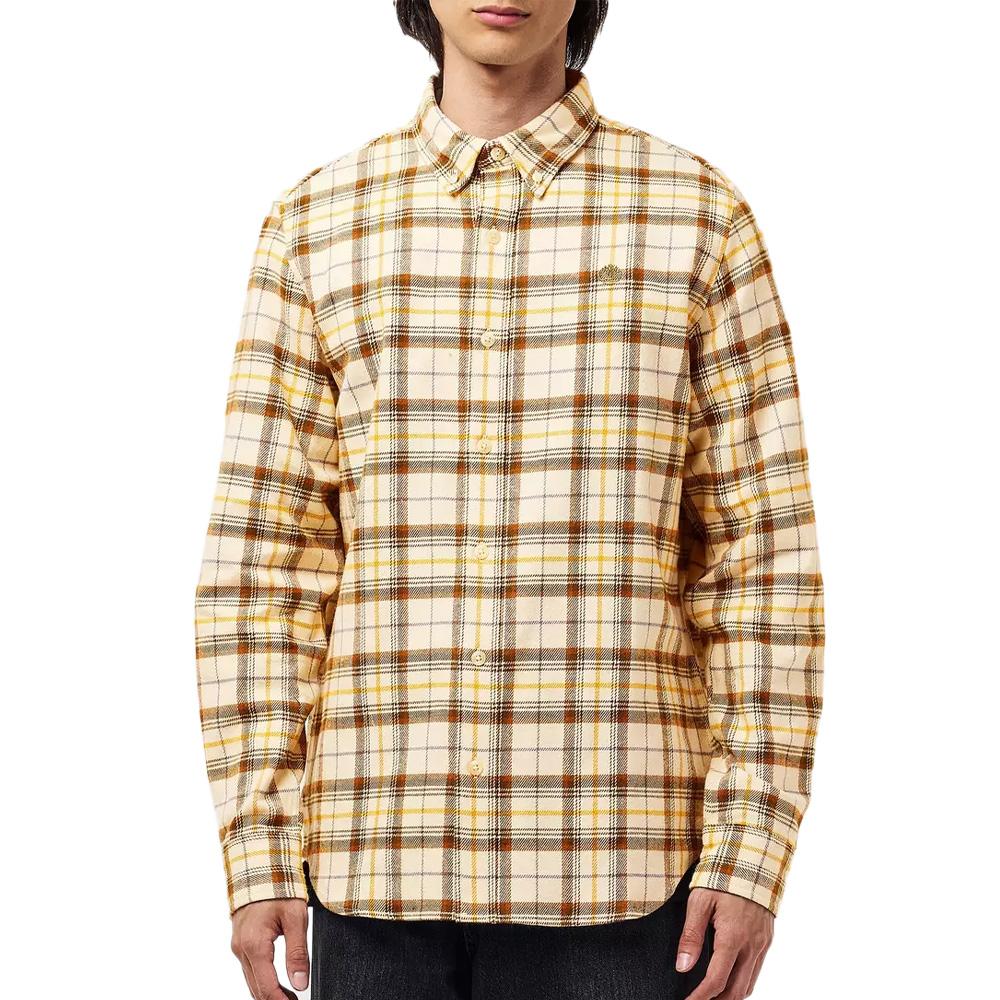 Kariertes Hemd Beige Herren Timberland Flannel Check günstig