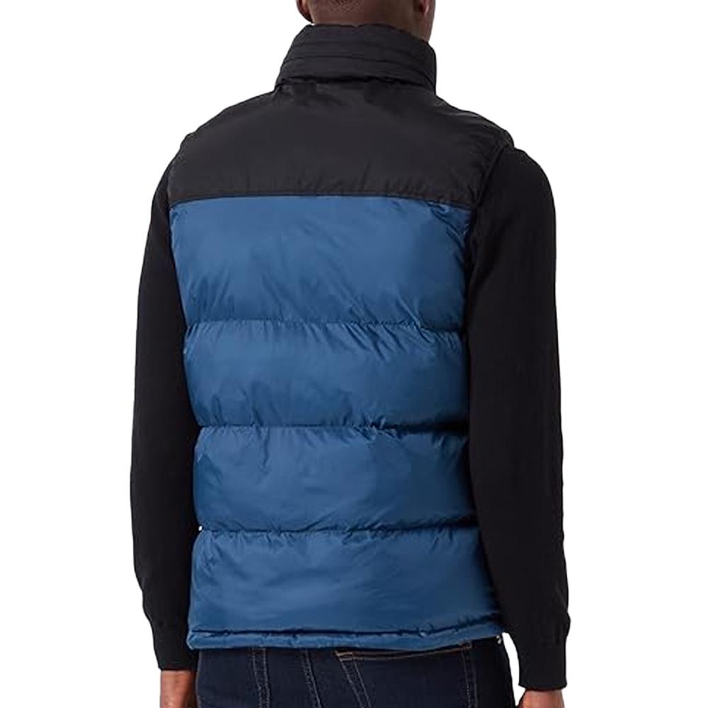 Men's Black/Blue Sleeveless Down Jacket Schott Utahv Photo of the Espace des Marques %store% store - view of %key%