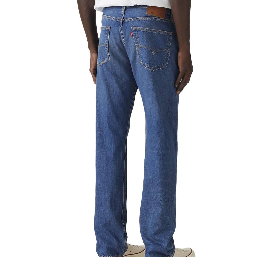 Jeans 501 Original Mittelblau Herren Levi's Original Fit Dark Ansicht 2