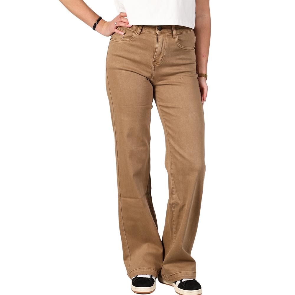 Jeans Loose Camel Femme Monday Premium Wide pas cher