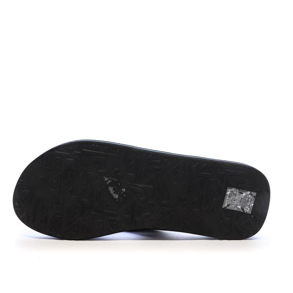 Schwarze/Blaue Flip Flops Herren Quiksilver Molokai Ansicht 2