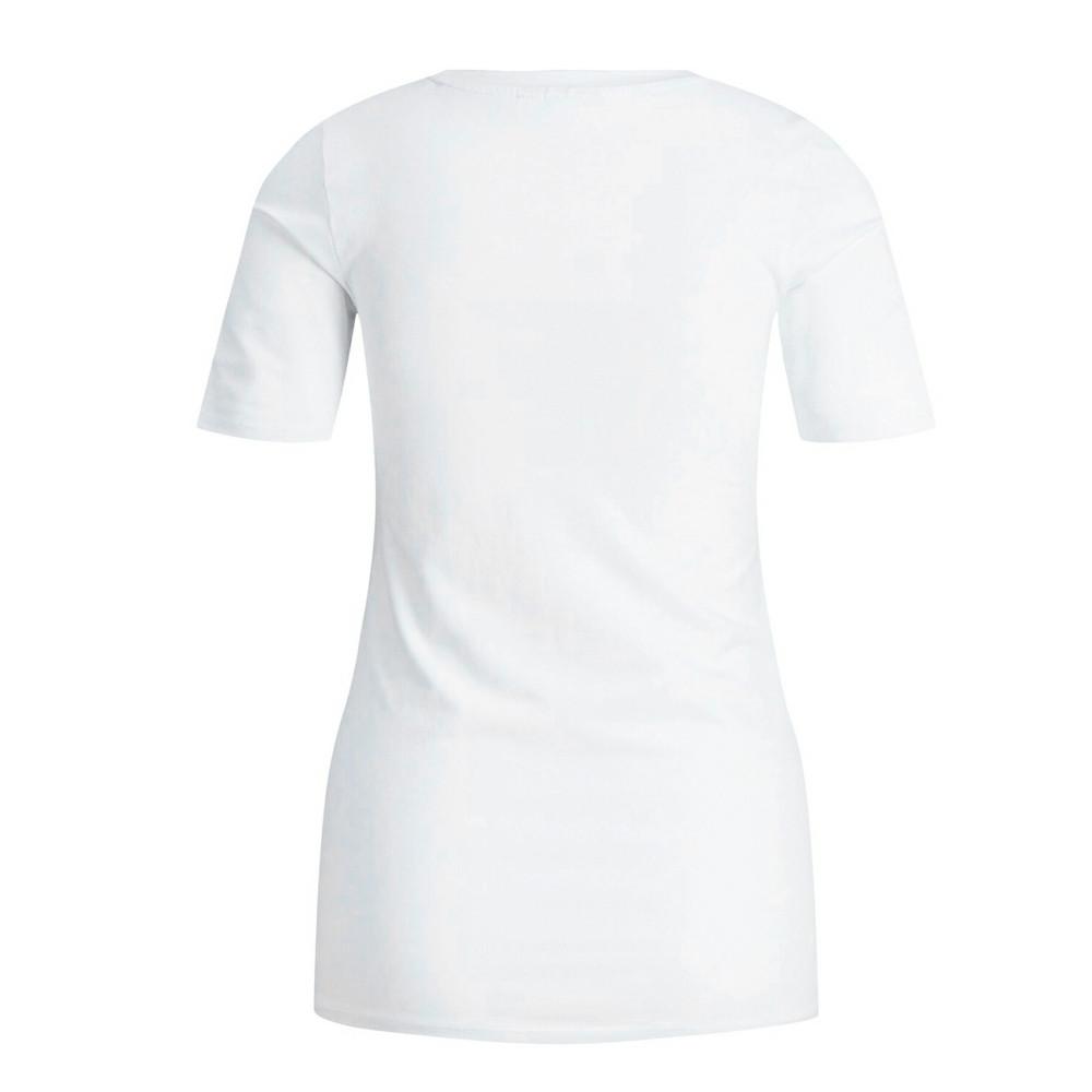 Camiseta blanca de mujer JJXX Evelin ver 2