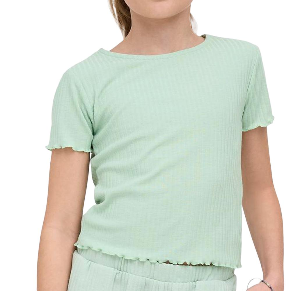 Camiseta verde claro para niña de Only Nella barato