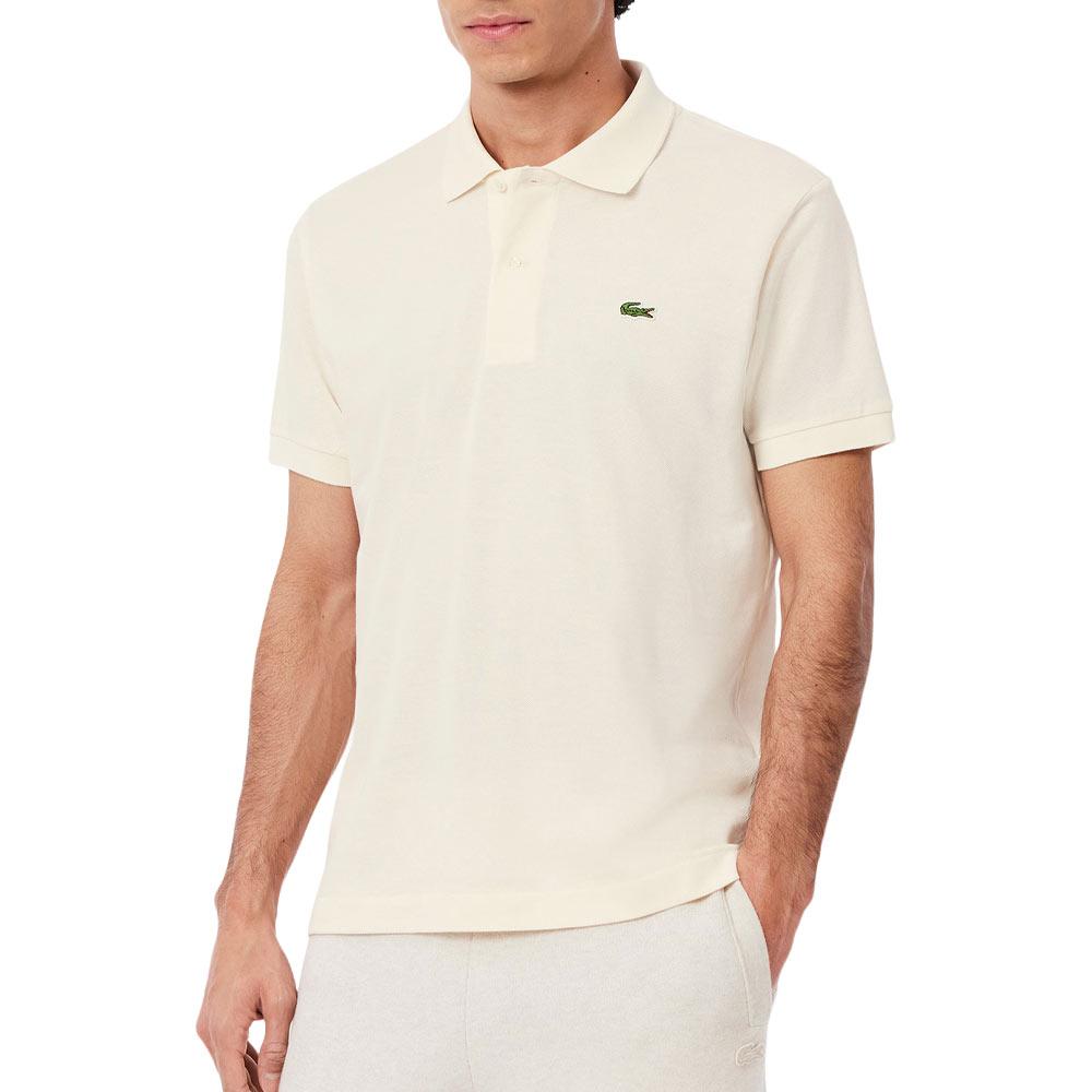 Polo Écru Homme Lacoste Slim Fit Petit pas cher