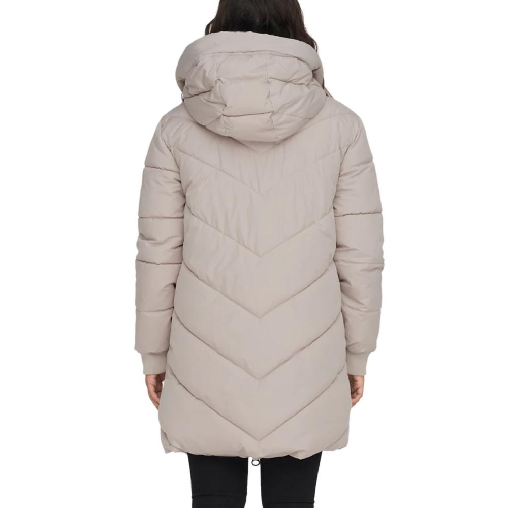 Women's Long Jacket Ecru JDY Padded Photo of the Espace des Marques %store% store - view of %key%