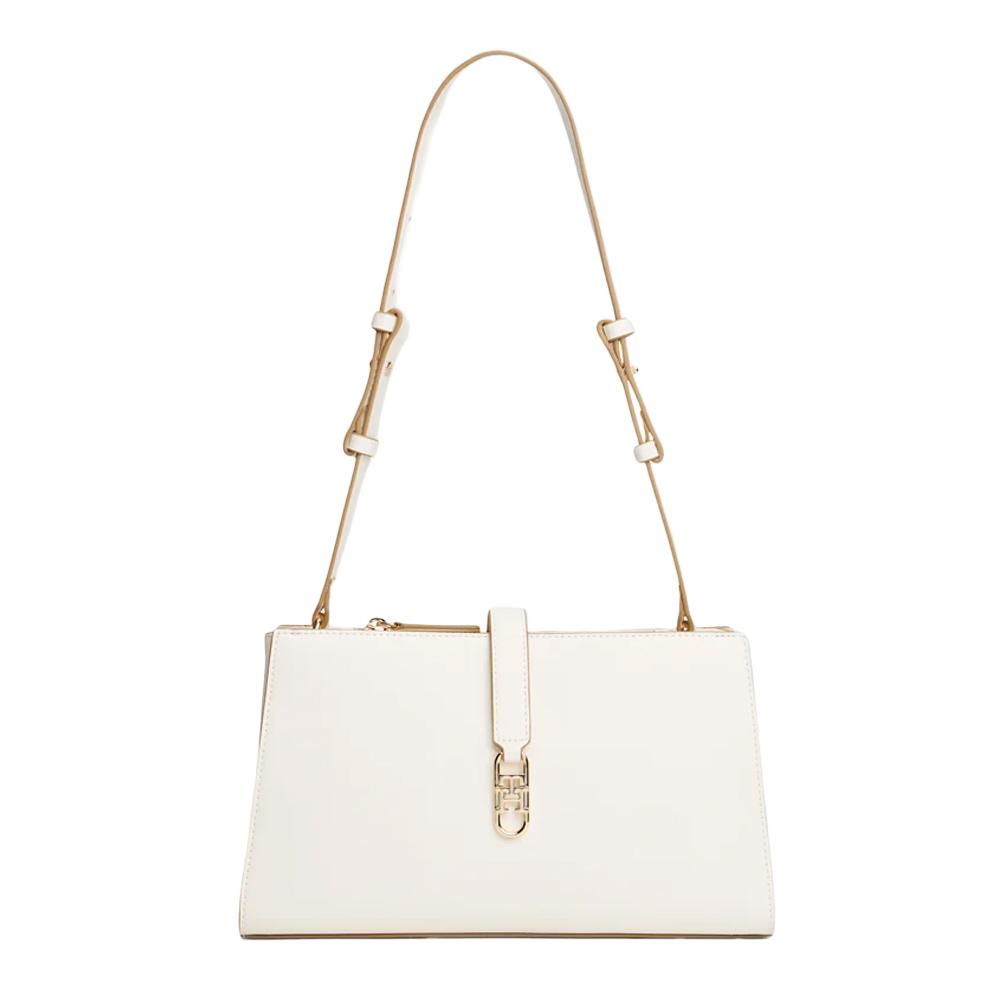Tommy Hilfiger White Women’s Shoulder Bag – Th Libre affordable
