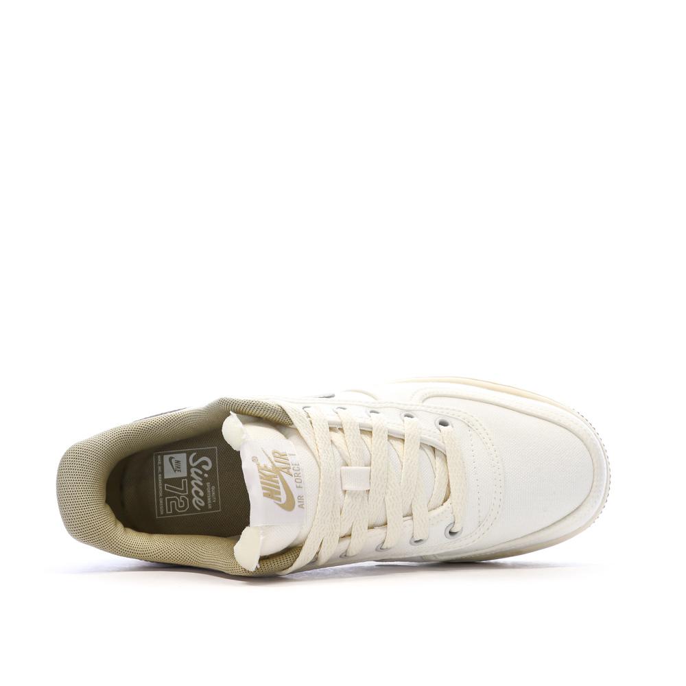 Air Force 1 '07 Blanc/Taupe Femme Nike vue 4