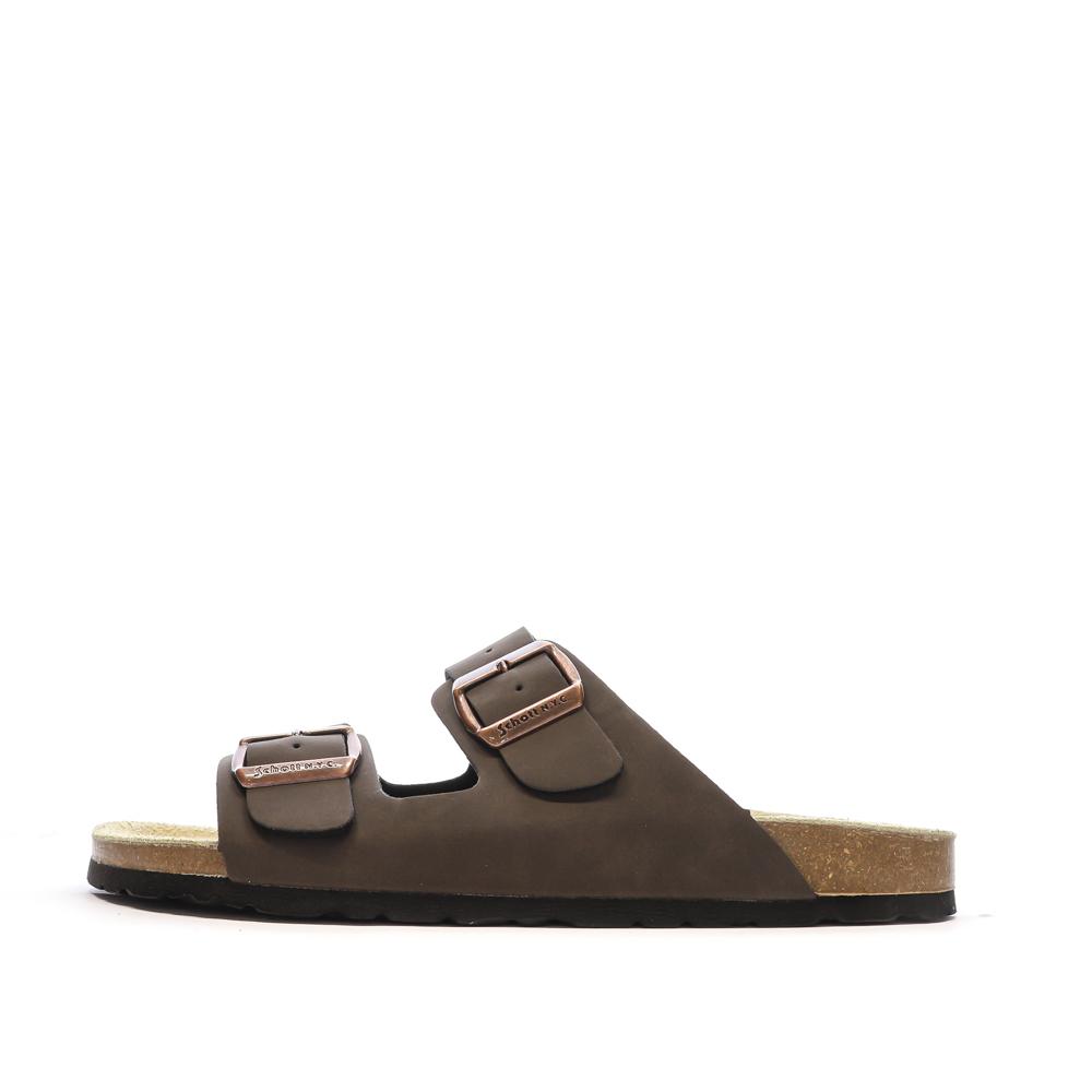 Sandalen Braun Glatt Mann Schott Arthur günstig