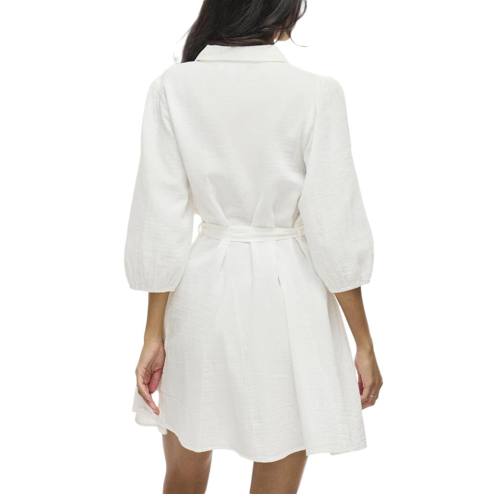 Robe Blanche Femme Vila Lania vue 2