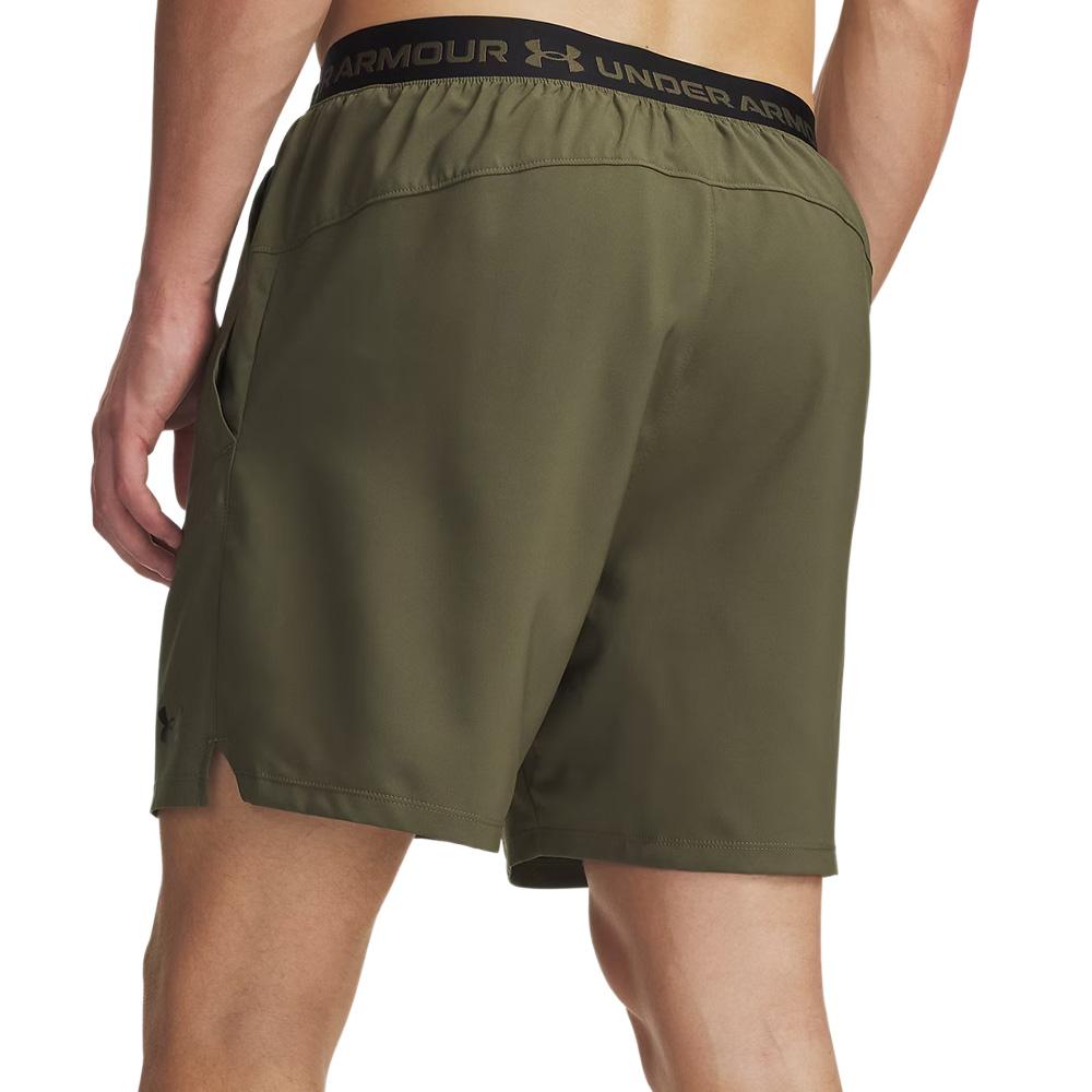 Under Armour Vanish Woven Herren-Laufshorts Khaki/Schwarz 1373718 Ansicht 2