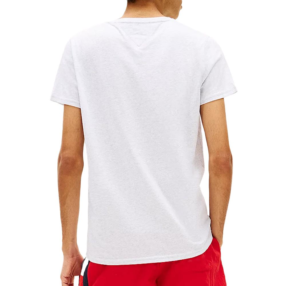 Grey T-shirt Men Tommy Hilfiger Tjm Xslim Jersey Photo of the Espace des Marques %store% store - view of %key%