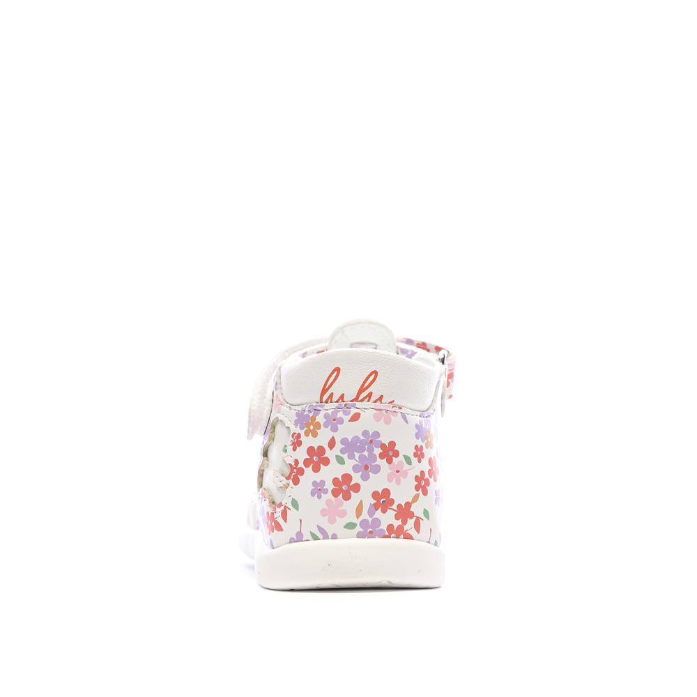 Sandalias blancas/rosas para niña de Lulu Castagnette, modelo Lorya ver 3