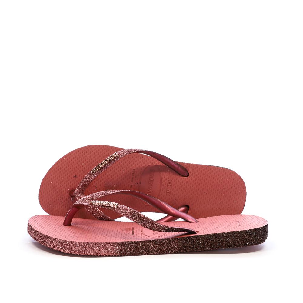 Havaianas Slim Sparkle Flip-Flops für Damen in Rosa günstig