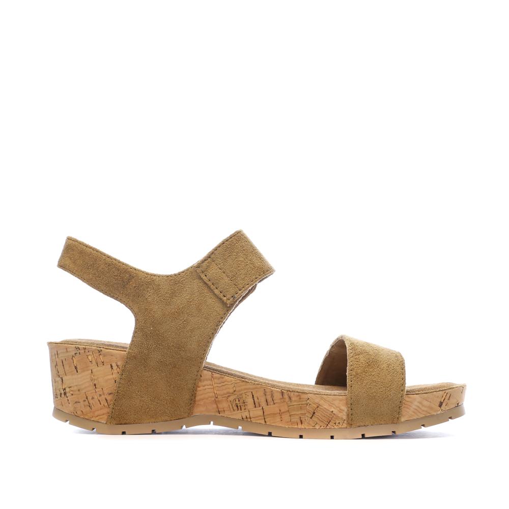 Sandalen Braun Frau Chattawak Laspinas Ansicht 2