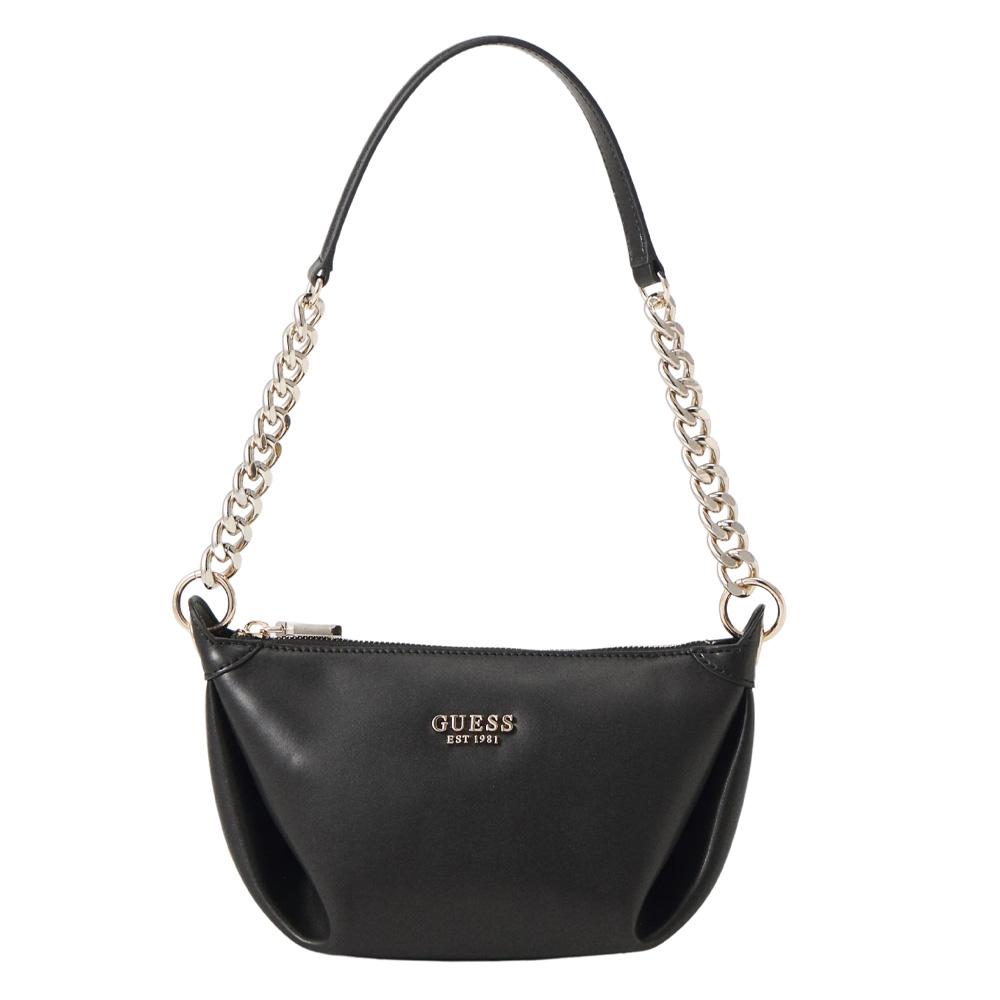 Women's Black Shoulder Bag Guess Eco Evaine Top Zip S affordable