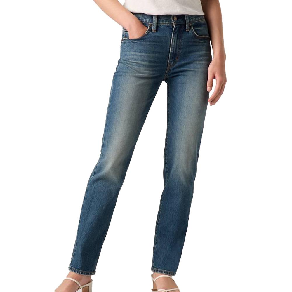Levi's High Rise Straight 18883 Women's Classic Blue 724 Jeans affordable