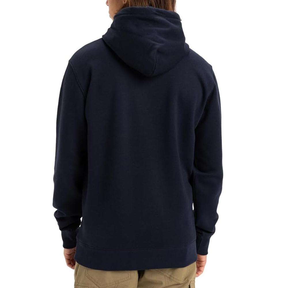 Herren Marine Quiksilver Fineline Kapuzenpullover Ansicht 2