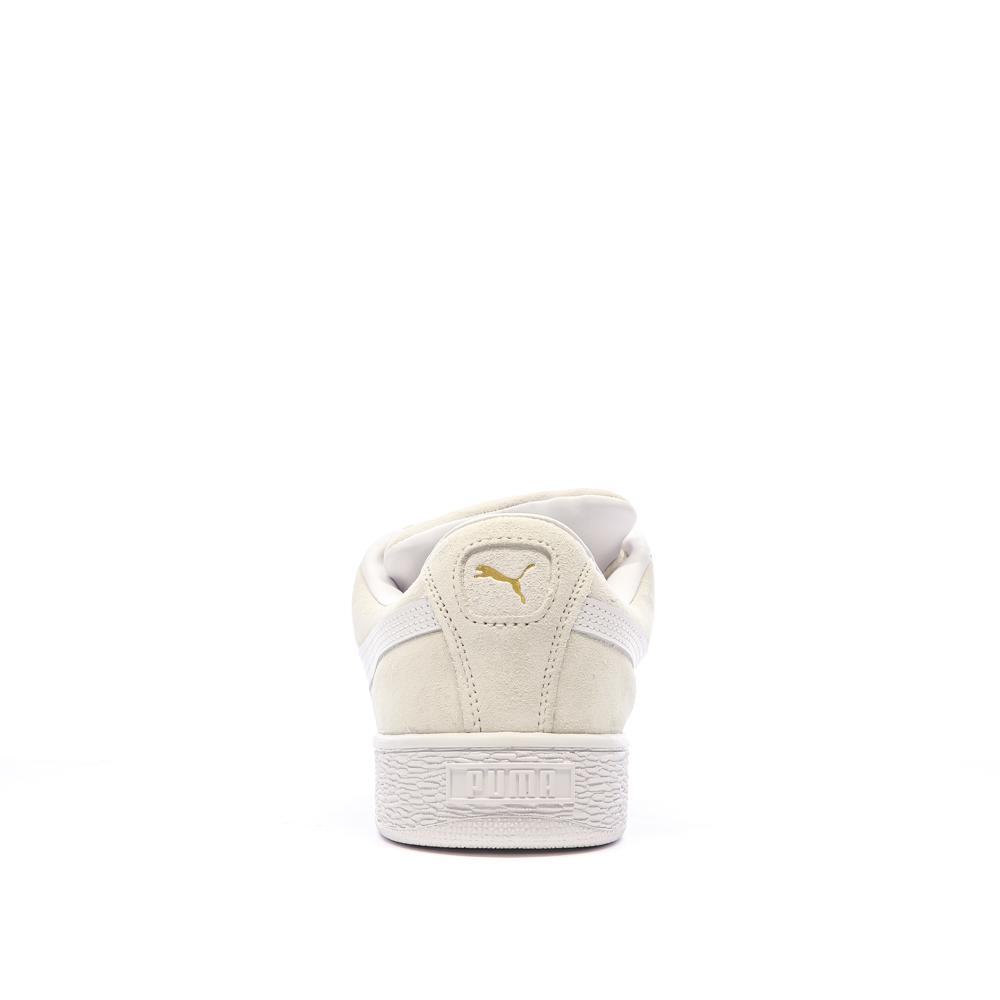 Baskets Beige/Blanc Homme Puma Suede XL vue 3