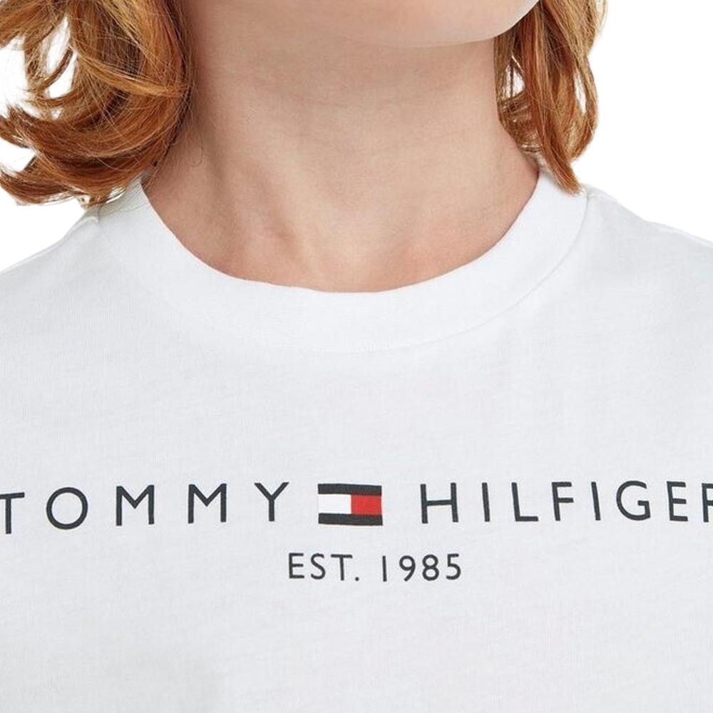 Tommy Hilfiger Essentialpol White Boys’ T-shirt Photo of the Espace des Marques %store% store - view of %key%