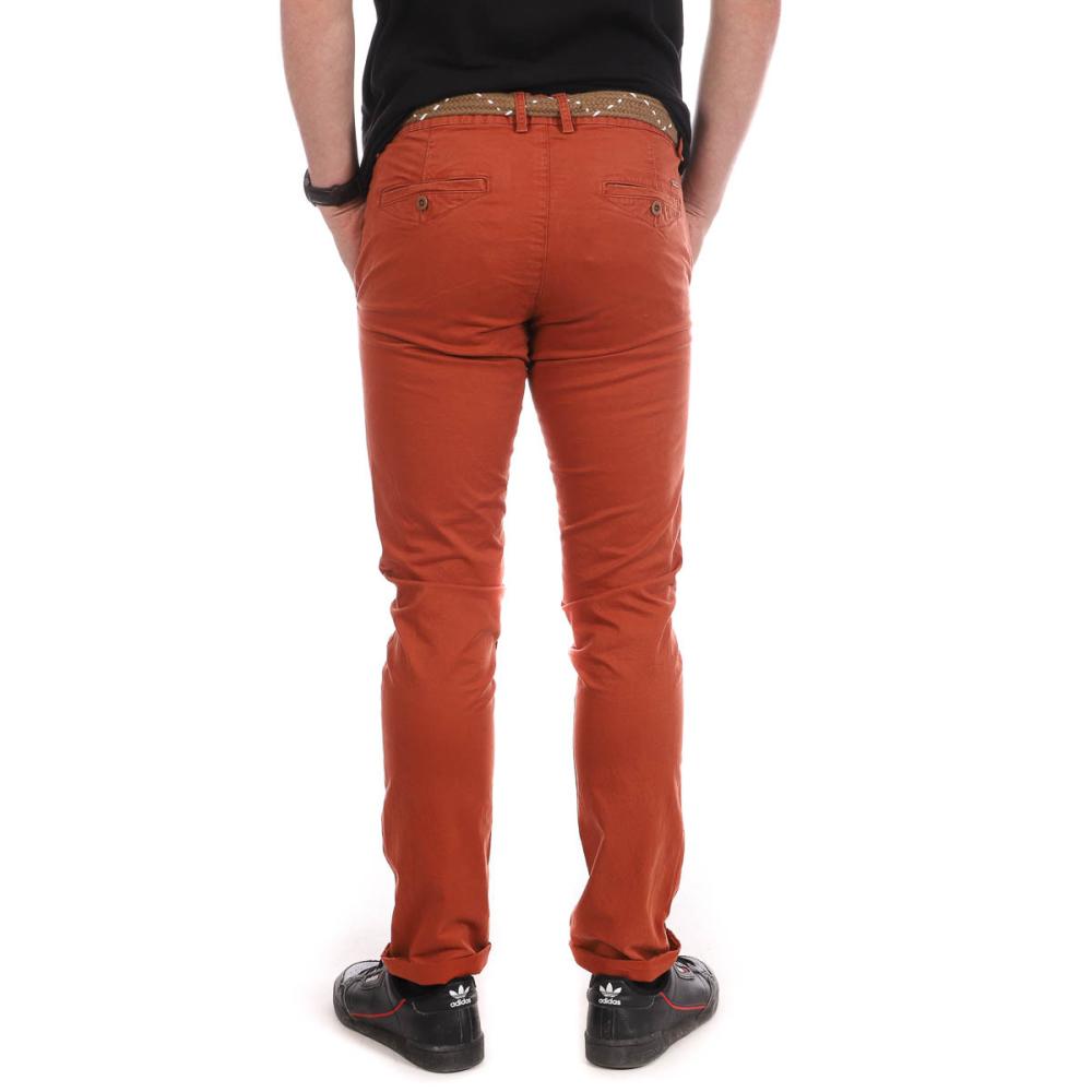 Teddy Smith Pallas Pantalón Chino Hombre Naranja ver 2