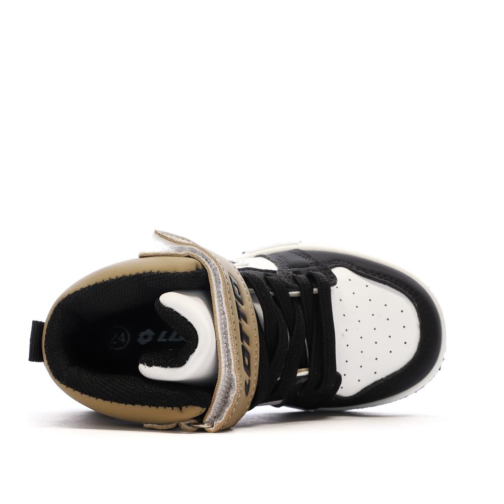Jungen Sneaker Khaki/Schwarz Lotto Ravenne Ansicht 4