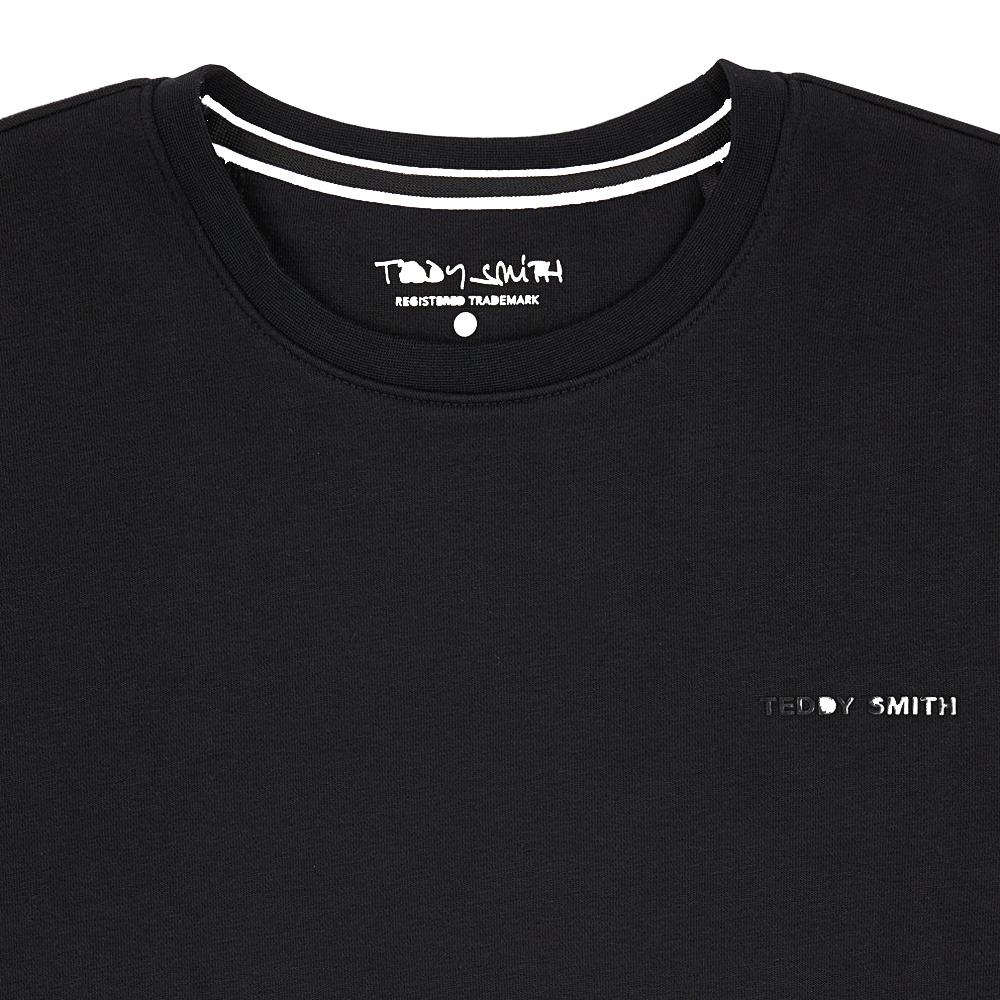 Teddy Smith Snark Men's Black Sweatshirt Photo of the Espace des Marques %store% store - view of %key%