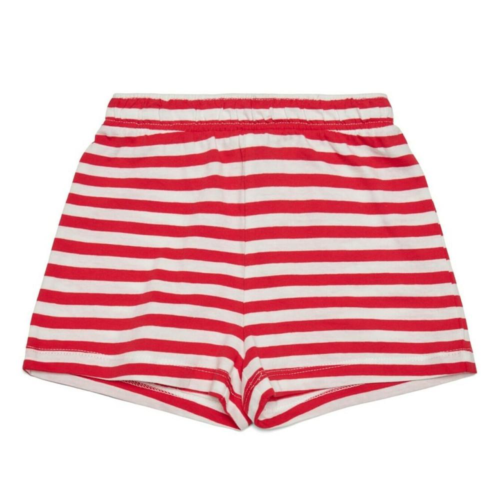 Pantalón corto de rayas rojas para niña Kids Only May barato