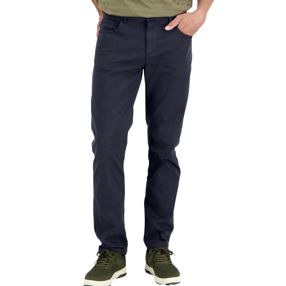 TBS FILAO Pantalones fluidos para hombre Azul marino barato