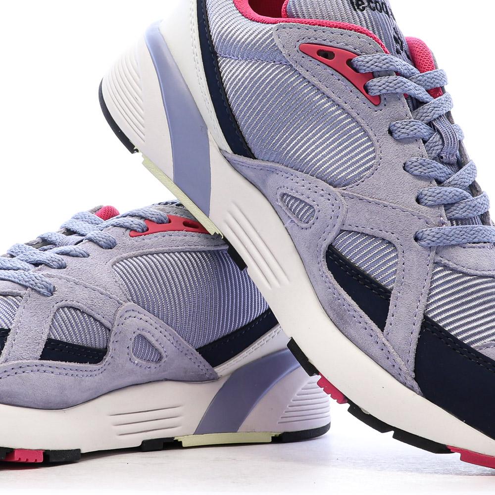 Baskets Gris Femme Le Coq Sportif R850 vue 7