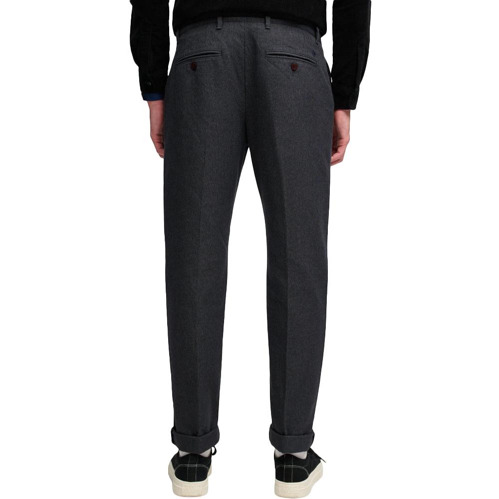Pantalon fluide Regular Gris Homme Superdry Premium Textured vue 2