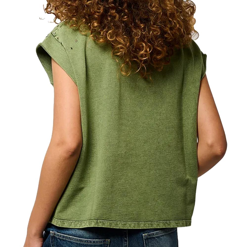 Kaporal VISIOE25 Women’s Khaki Tank Top Photo of the Espace des Marques %store% store - view of %key%