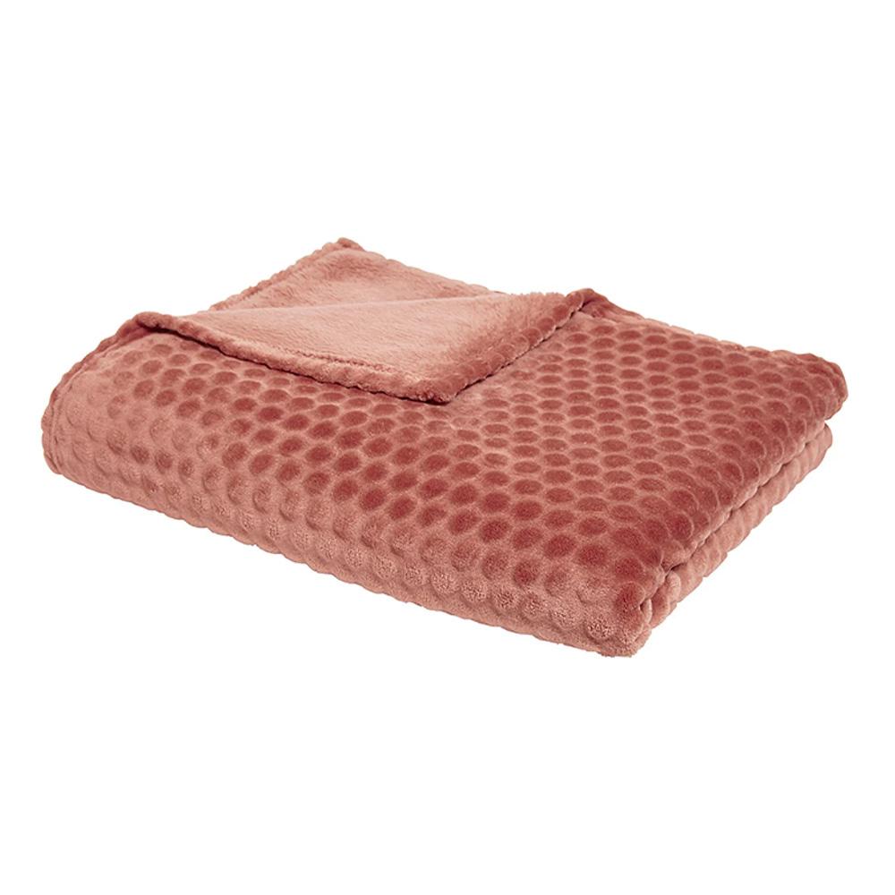 Pink Checked Blanket Today 150x200cm affordable