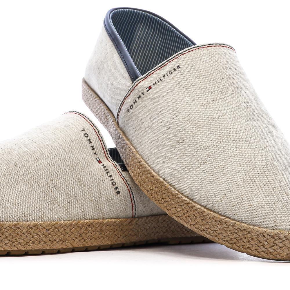 Espadrillas beige para hombre de Tommy Hilfiger en chambray ver 7